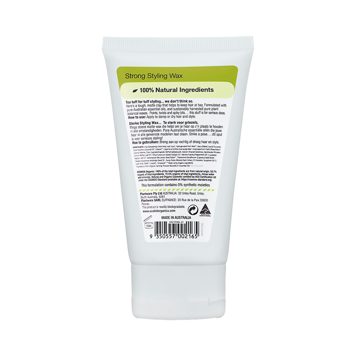 eco.kid Detango Tuff Stuff organic hair wax