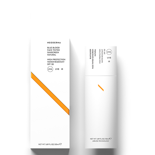 Neoderma Blue Blood Face Sun Cream SPF30 Tinted Natural